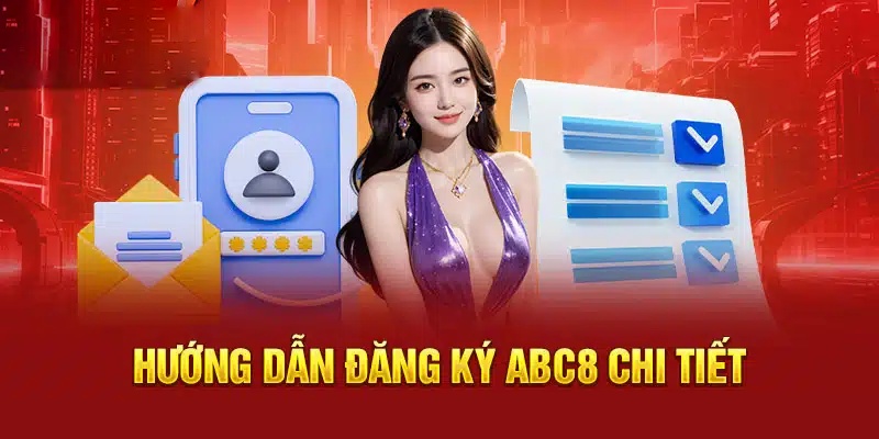 Thao tác mở tài khoản ABC8 trên trang chủ đơn vị